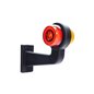 Lampa gabarit brat 191mm, cotit la 90°, galben cu rosu, LED Neon, dreapta, W74.1 LOGO 2254 P/II WAS Lampa gabarit brat 191mm, cotit la 90°, galben cu rosu, LED Neon, dreapta, W74.1 LOGO 2254 P/II WAS