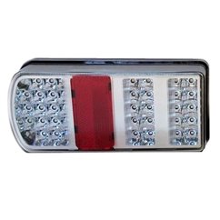 Lampa spate 227x106, 6 functii, cu ceata si numar, stanga, TRL-006L Dafa