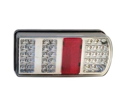 Lampa spate 230x106, 6 functii, cu mers inapoi si numar, dreapta, cu LED, Glo-Trac TRL-006R Dafa