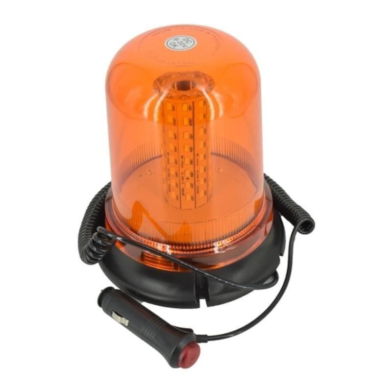 Girofar 12/24V, h202, 88 SMD-uri, prindere cu magnet, ventuza si suruburi, WL57/5050