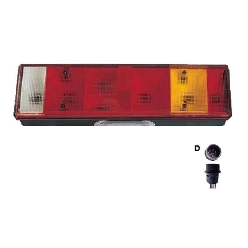 Lampa spate 465x130, 8 functii, cu mufa, stanga, LT250ms Promot Lampa spate 465x130, 8 functii, cu mufa, stanga, LT250ms Promot
