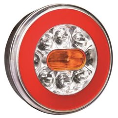 Lampa spate fi140, 3 functii, hamburger, LED neon, mufa, LED, FT-110 Bajonet Fristom