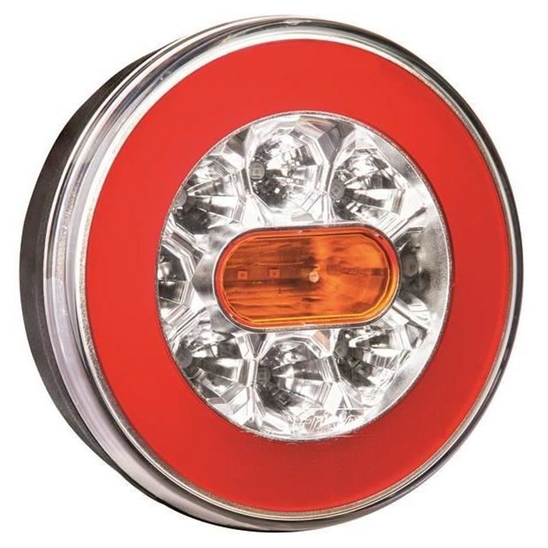 Lampa spate fi140, 3 functii, hamburger, LED neon, mufa, LED, FT-110 Bajonet Fristom