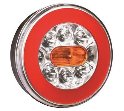 Lampa spate fi140, 3 functii, hamburger, LED neon, mufa, LED, FT-110 Bajonet Fristom