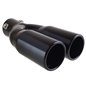 Ornament toba interior 38(57), exterior 133x63, L225  2 tevi rotunde, negru 02194 Amio