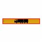Placa reflectorizanta lunga in chenar, 125x20cm, camion 3 axe cu remorca 2 axe, P.3M.104A Stickers Par