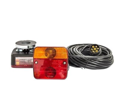 Kit lampi remorca 100x90, cablu 7.5m, cu magnet TT.12003A