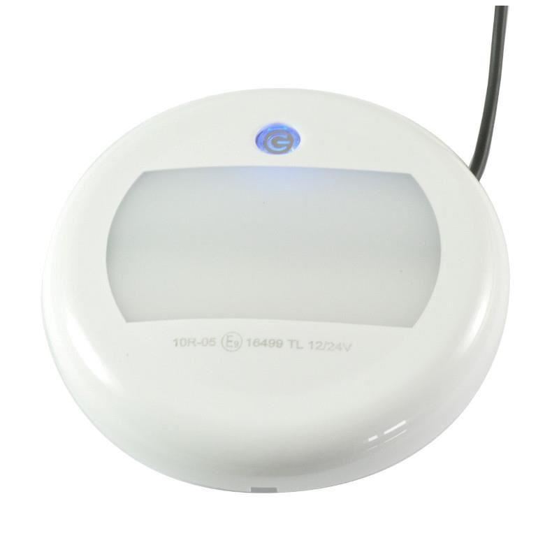 Lampa interior plafoniera fi130, LED, dimabil, intrerupator cu LED, 12/24V, 12W, L1878 TruckLed