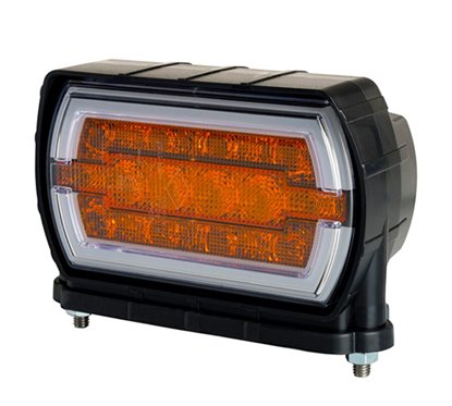 Lampa semnalizare cu pozitie, LED, 120x70, pentru fata sau spate, cu prindere jos, cu 2 suruburi, CLEOfront, LZD2789 B Horpol