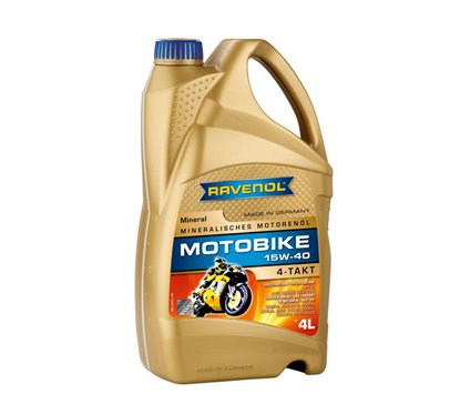 RAVENOL Motobike 4-T Mineral 15W-40  4 L