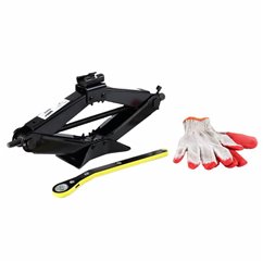 Cric foarfeca, 2T, 11-39cm, cu cheie clichet, manusi, 02479 Amio