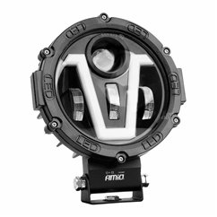 Proiector fi172, LED, 9-36V, 50W, 5500lm, cu faza lunga, faza scurta, pozitie alba DRL NEON, semnalizare, V Type, 03697 Amio 