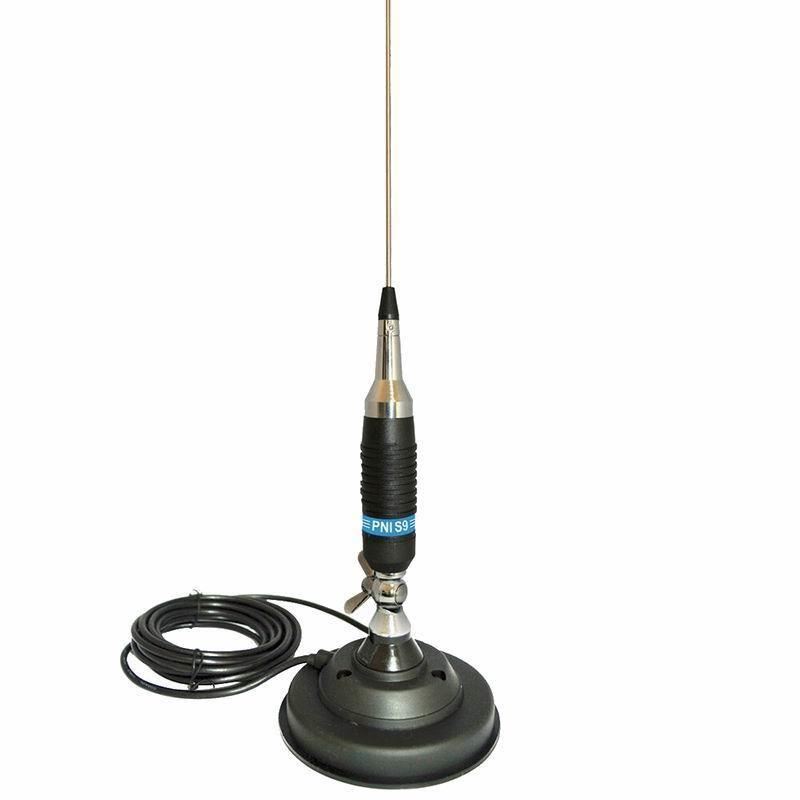 Antena statie 120cm PNI-S9 magnet cu fluture, cablu 4m, PNI120dv-125mm, PNI-S9-120D/V