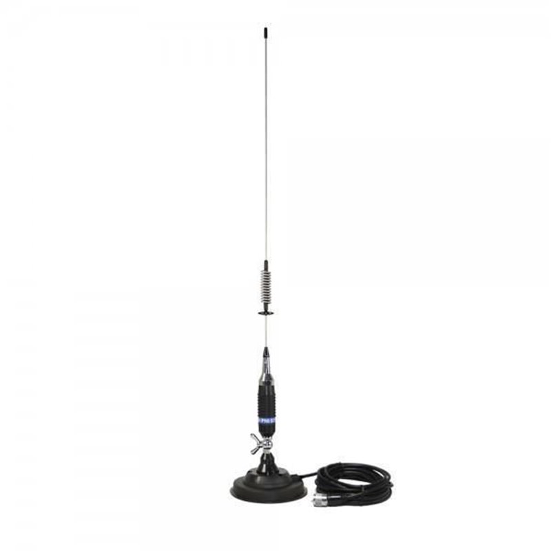 Antena statie 75cm PNI S75 cu fluture, cablu si magnet de 125mm