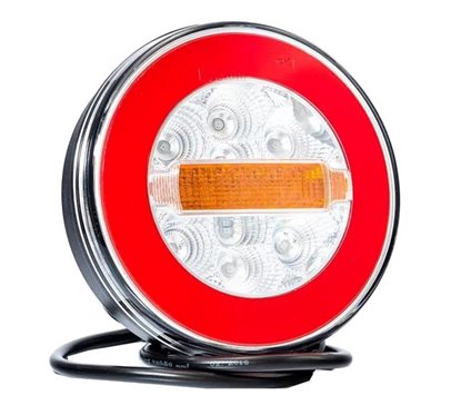 Lampa spate fi140, 3 functii, hamburger, LED neon, cu fire, FT-113 Fristom