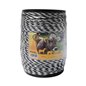 Rola fir alb cu negru, fi4, 3x0.2mm, gard electric BK87623