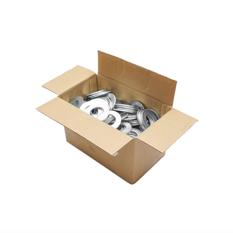Set 100 bucati saibe plate zincate, 31x56x4mm, DIN125 A-4.8 M30, BK90146