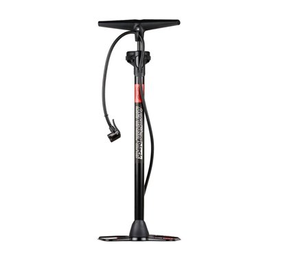 Pompa aer manuala cu manometru, AeroStar Black 10bar 216.30 Heyner