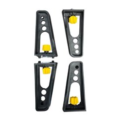 Set 4 suporti fixare scara / obiecte lungi pe bare transversale, 150mm x 30mm, FIX1001ER