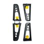 Set 4 suporti fixare scara / obiecte lungi pe bare transversale, 150mm x 30mm, FIX1001ER