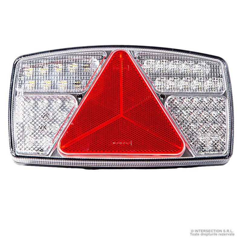 Lampa spate 250x138, 5 functii, cu triunghi, LED, dreapta, L1815 TruckLed