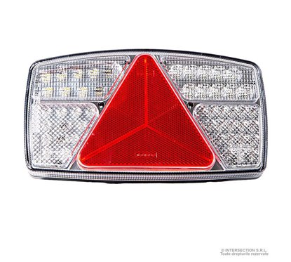 Lampa spate 250x138, 5 functii, cu triunghi, LED, dreapta, L1815 TruckLed