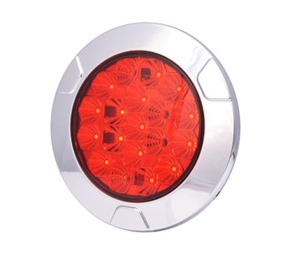 Lampa ceata fi152, LED, 12-24V, prindere 2 suruburi, cablu 2m, W141 1082/I Was