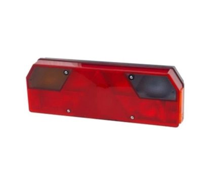 Lampa spate 420x140, 8 functii, cu triunghi si mufa, stanga L2023 TruckLed