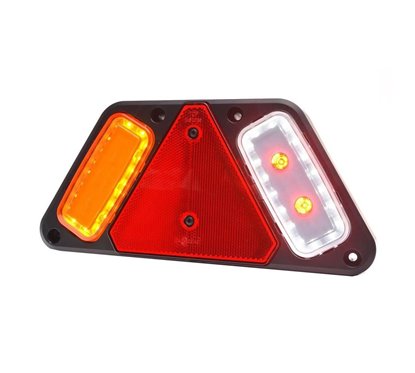 Lampa stop 282x130, 5 functii, cu mers inapoi si ceata, LED, stanga, LAMPDEMIA W228 1495L Was