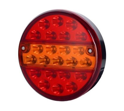 Lampa stop fi145, 3 functii, LED, hamburger, LZD 740 Horpol