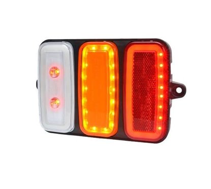 Lampa stop 165x117, 5 functii, cu ceata, stanga/dreapta W227 1491 Was
