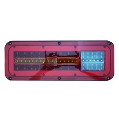 Lampa stop 410x150, LED, 12-24V, 4 functii cu mers inapoi si semnalizare dinamica, carcasa metalica, DG002B