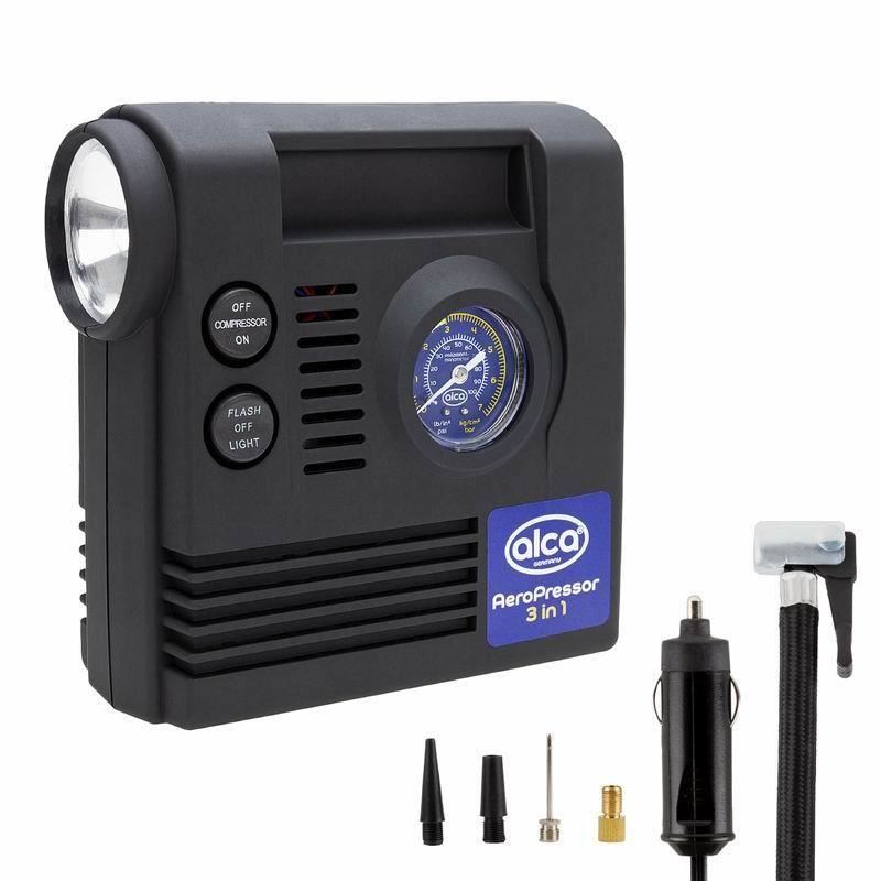 Compresor aer 12V, 3 in 1, 300psi, cu lanterna 233.00 Alca Compresor aer 12V, 3 in 1, 300psi, cu lanterna 233.00 Alca