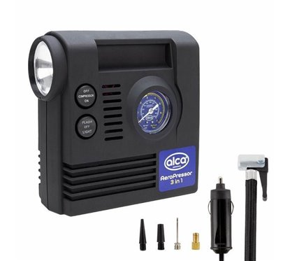 Compresor aer 12V, 3 in 1, 300psi, cu lanterna 233.00 Alca