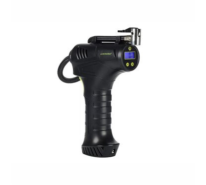 Compresor aer fara fir, 10bar, 7.4V, 60W, reincarcabil USB, automat cu manometru digital, cu lanterna, 4 adaptoare, 63334 Carmot