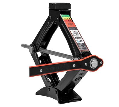 Cric foarfeca, 1T, 25-35cm, cu manivela, cheie clichet si husa depozitare, TUV, 347.11 Heyner