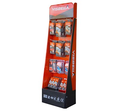 Stand display expositor carton 01 Visbella