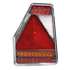Lampa stop 146x210, 6 functii, mufa, stanga, FT-277 L Bajonet 6 pini Fristom