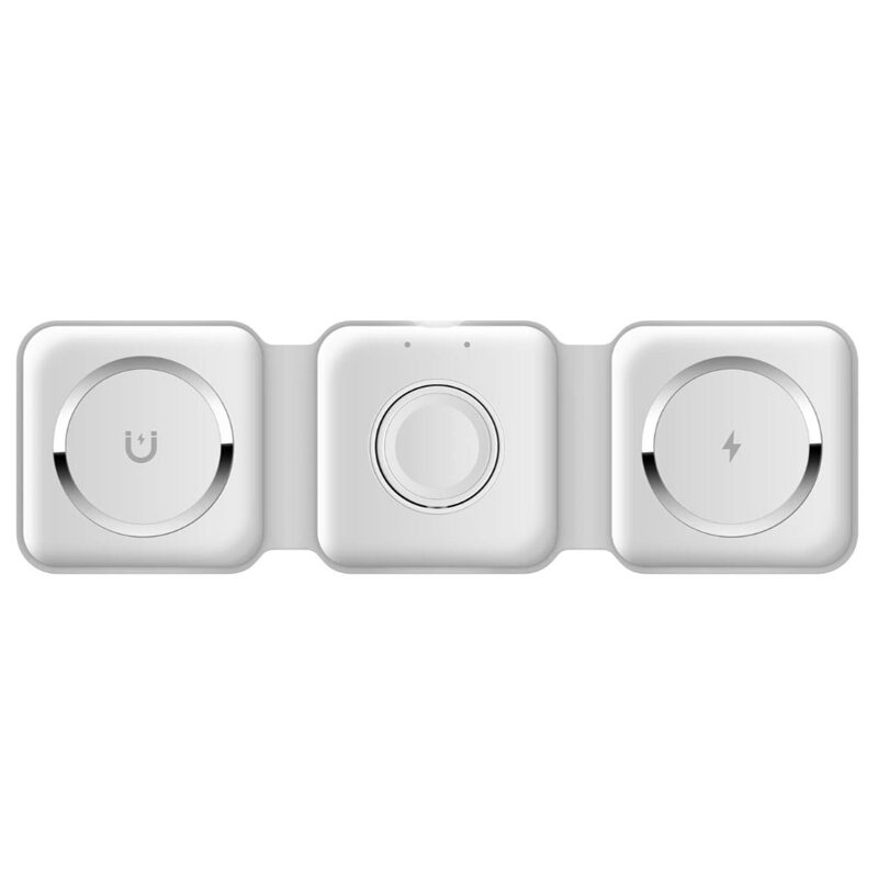 Statie de incarcare wireless, 3 in 1 pentru telefon, ceas, casti Apple, Iphone, BW2063 Bewello Statie de incarcare wireless, 3 in 1 pentru telefon, ceas, casti Apple, Iphone, BW2063 Bewello