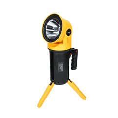 Lanterna lucru LED, 20W, 1700lm, reincarcabila USB, 5 moduri de iluminat, suport trepied, maner si carlig, cu functie de powerba