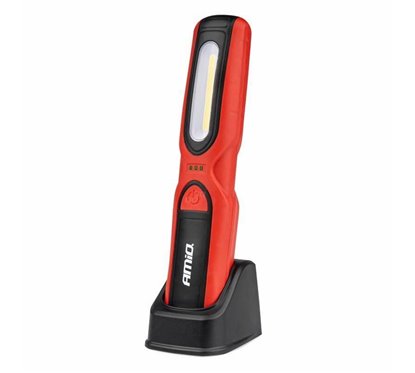 Lanterna lucru LED cu magnet si carlig, reincarcabila USB, 500lm, WT16 02919 Amio