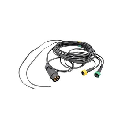 Instalatie electrica cablaj remorca cu fisa 7 pini si 2 mufe baioneta 5 pini si cablaj lampi gabarit, 2x 7m cu 2x 5.5m, IIIA-070