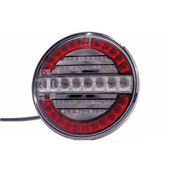 Lampa ceata si pozitie, 2 suruburi LED, fi140,12-24V, FT-214-LED Fristom