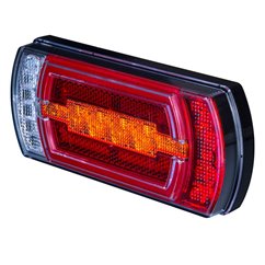 Lampa stop 162x70, 4 functii, LED neon, cu mers inapoi, stanga sau dreapta, LZD2841 Horpol