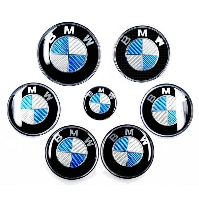 Set embleme metalice BMW Carbon