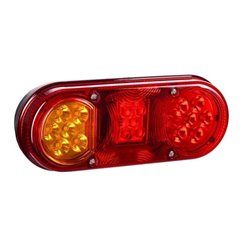 Lampa spate 205x80, 3 functii, LED, JCB, stanga, LZD2006 Horpol