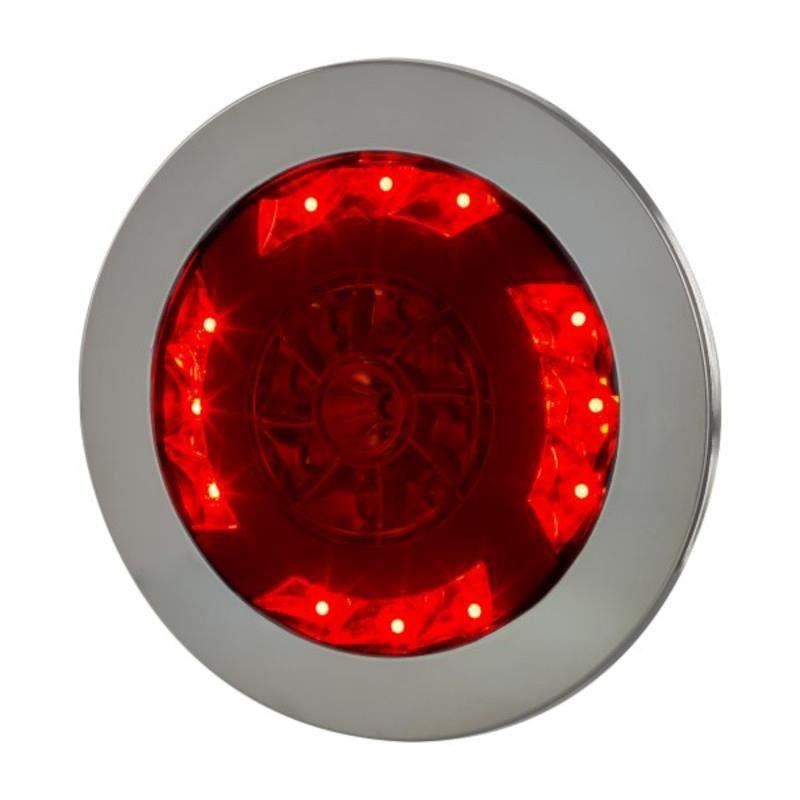 Lampa stop fi155, 3 functii, pozitie, frana, semnalizare, cu LED-uri,efect NEON, cu INEL, Lucy, LZD 2423 Horpol