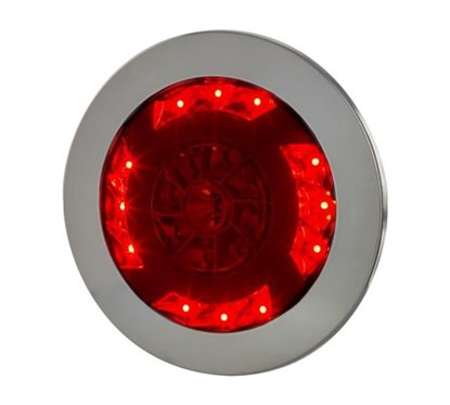Lampa stop fi155, 3 functii, pozitie, frana, semnalizare, cu LED-uri,efect NEON, cu INEL, Lucy, LZD 2423 Horpol
