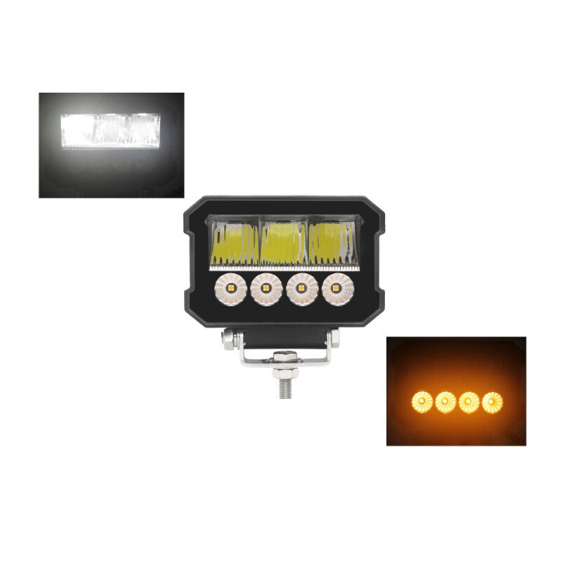 Proiector lucru 113x74, LED, 2 in 1, faza lunga si functie stroboscopica, 12-24V, 28W, 1600lm, L3432 TruckLed Proiector lucru 113x74, LED, 2 in 1, faza lunga si functie stroboscopica, 12-24V, 28W, 1600lm, L3432 TruckLed