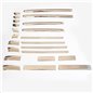 Set complet ornamente cromate usi, praguri, manere, Dacia Logan 2004-2013, Design Crom